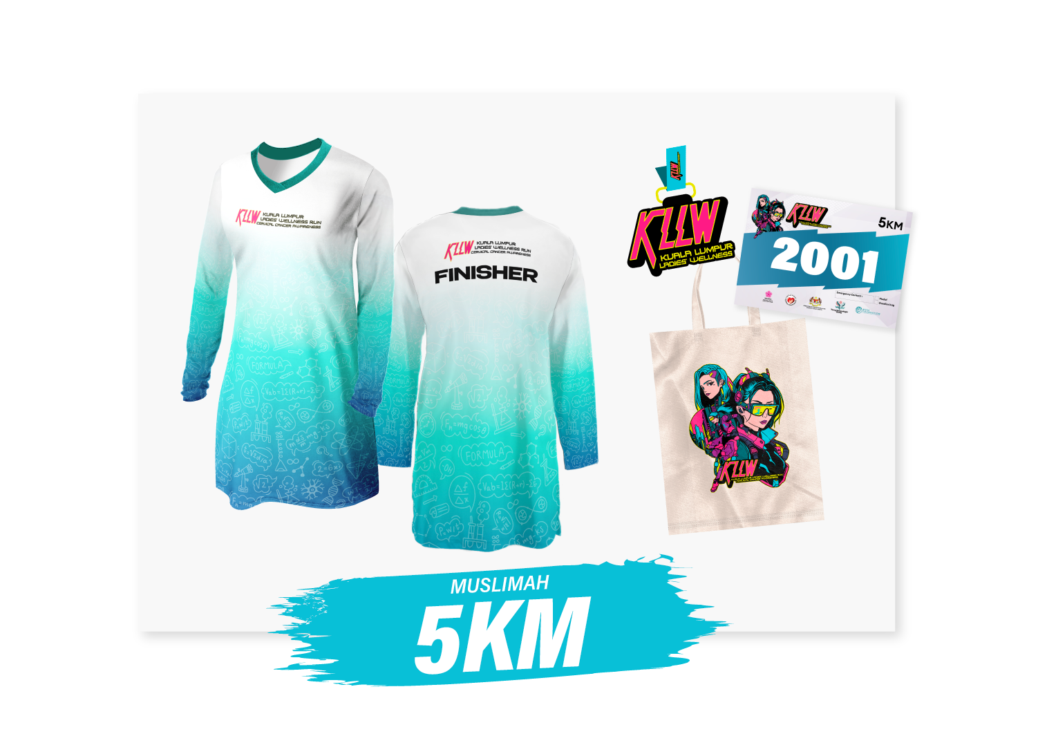Muslimah T-shirt Turquoise